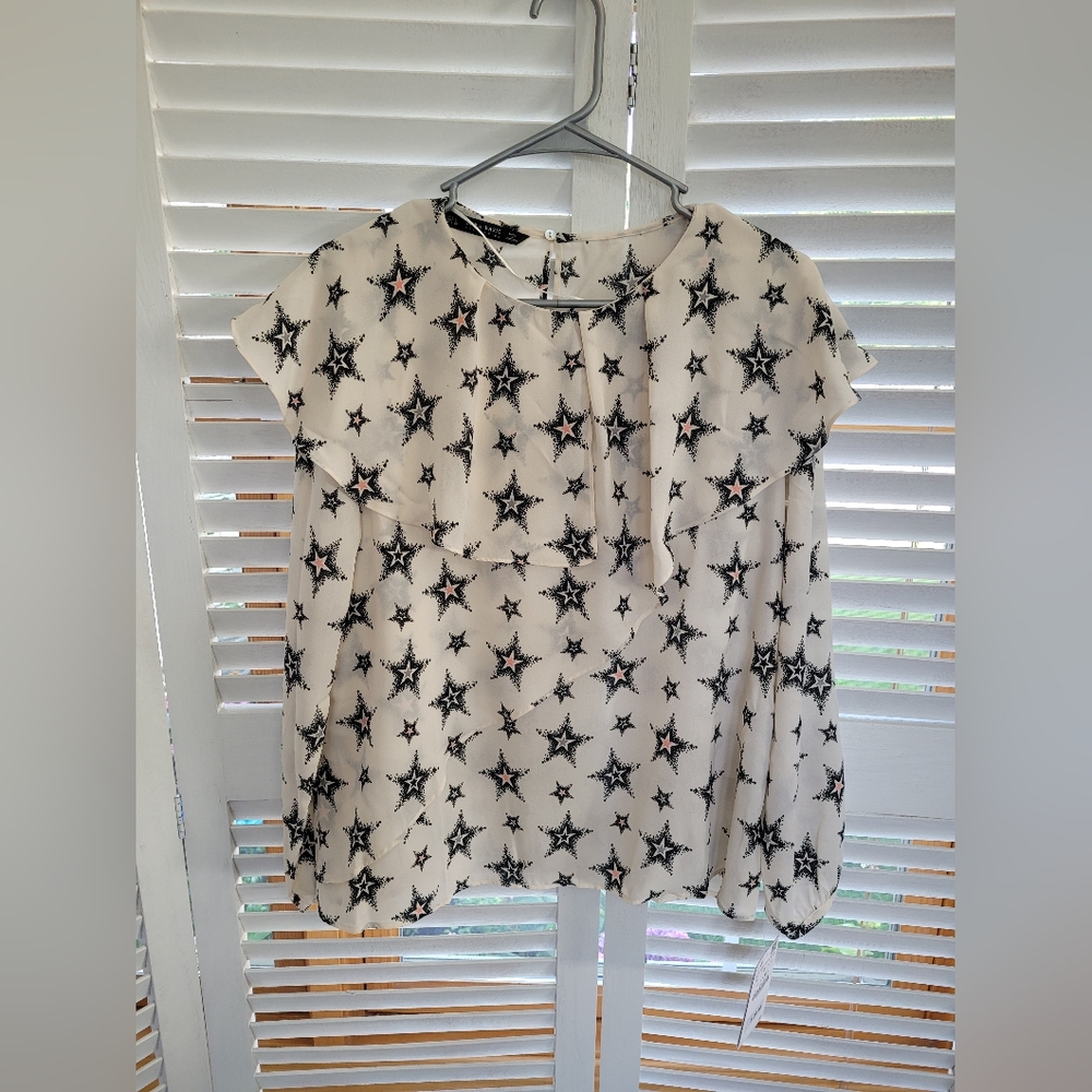 Zara Basic Collection Blouse Women's Size L